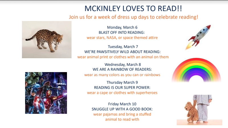 McKinley Loves to Read!