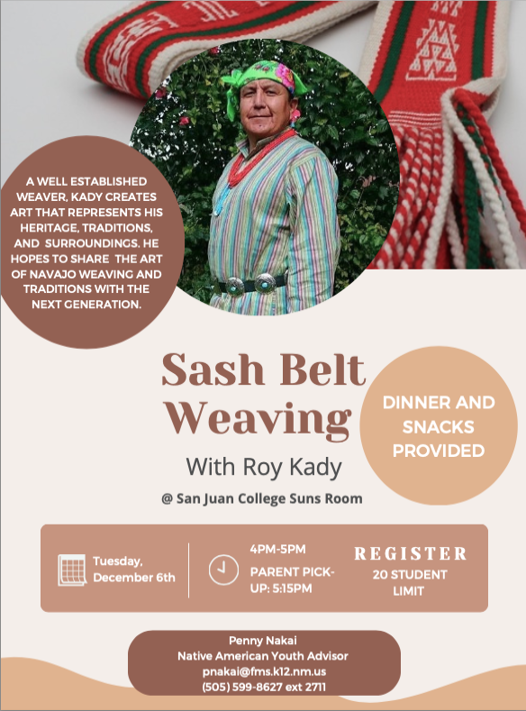 Sash Belt Weaving - with Roy Kady