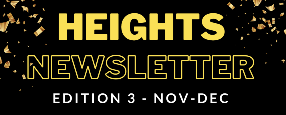 Heights Newsletter Edition 3 - Nov - Dec