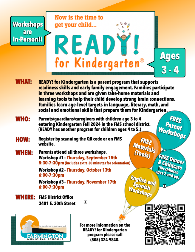 Ready for Kindergarten 