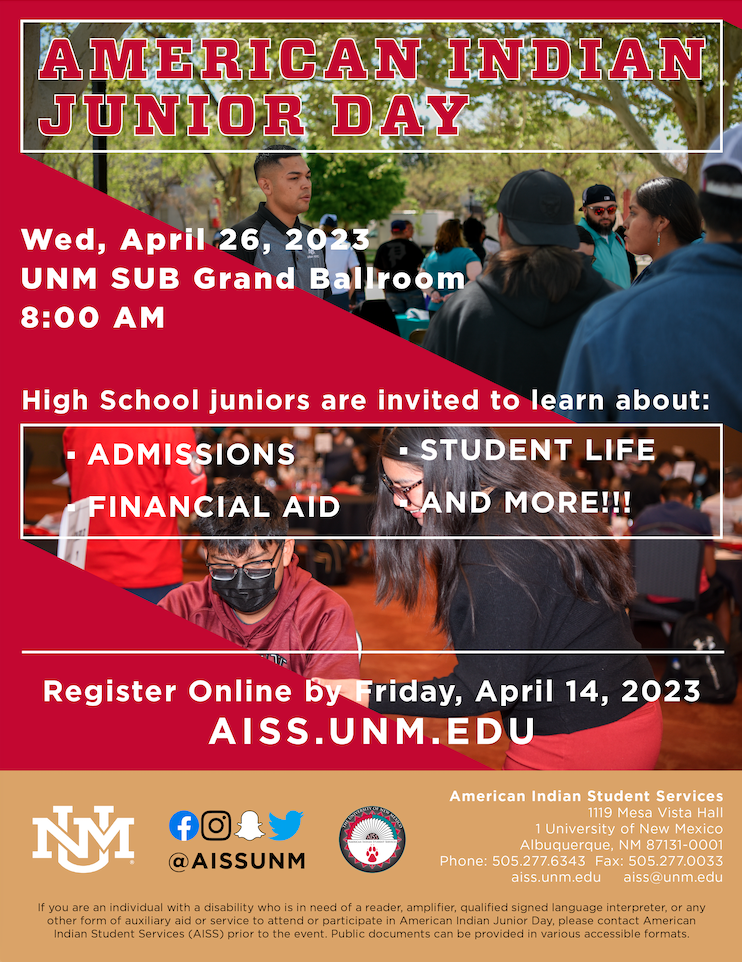 ​AMERICAN INDIAN JUNIOR DAY