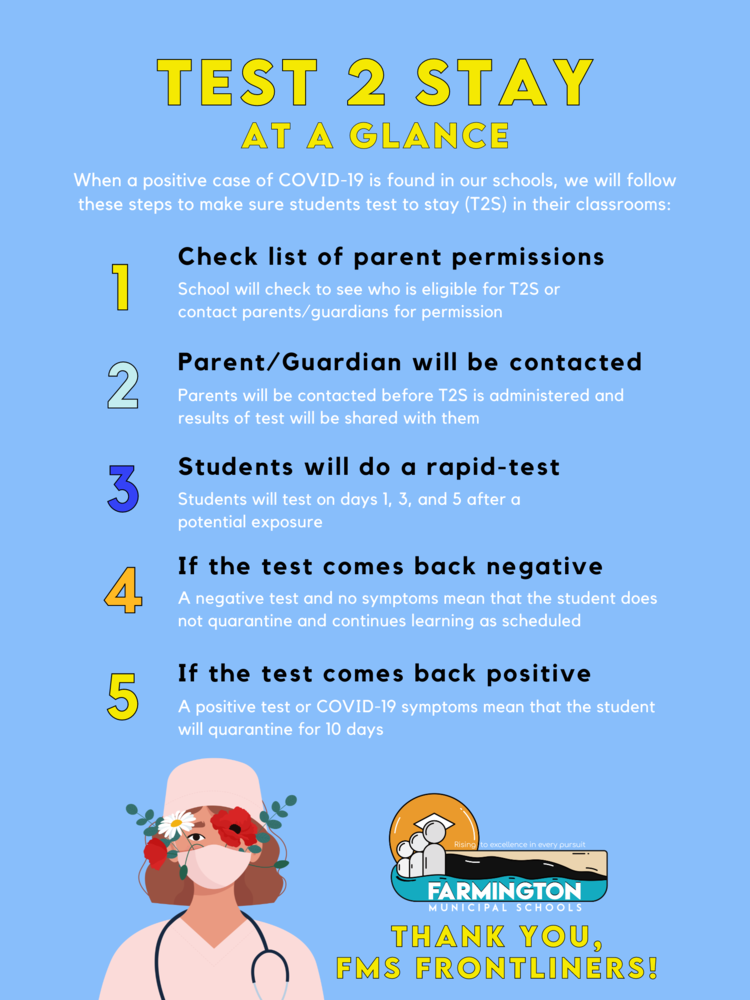 Test To Stay Graphic