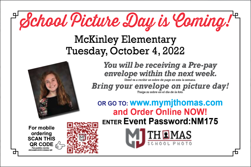 School Picture Day at McKinley!