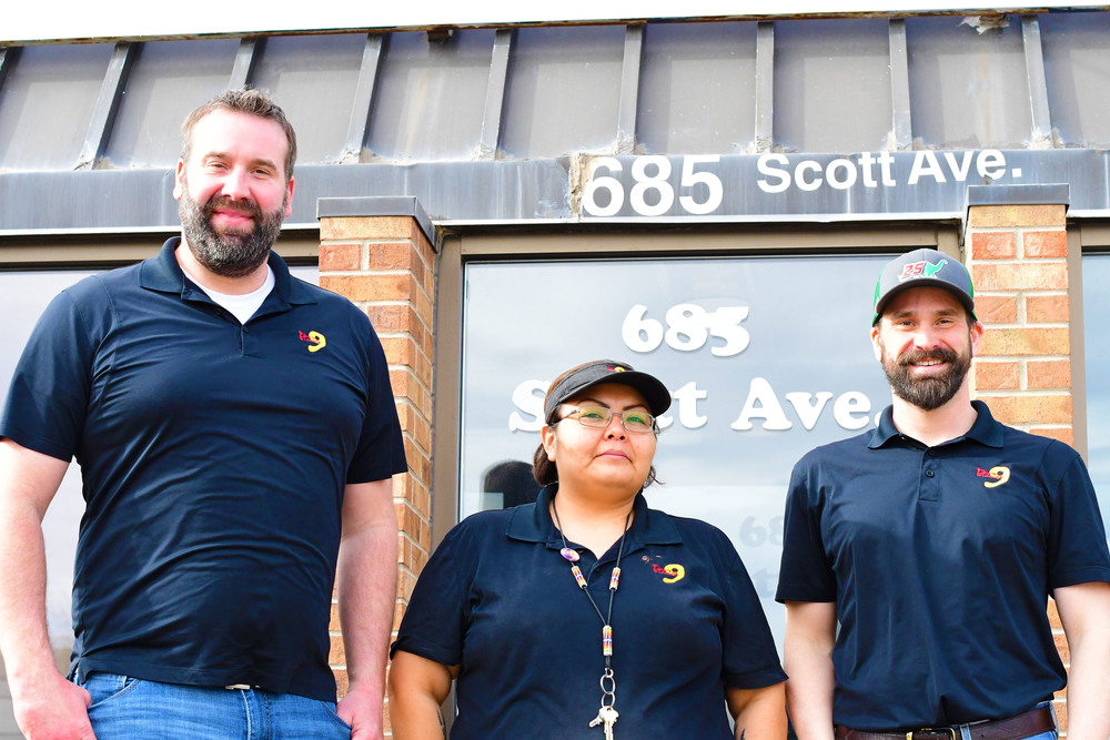 In the photo: From left to right, Nick Fish, owner of Pizza 9, Mellissa Sim, general manager, and Jason Fish, partner.
