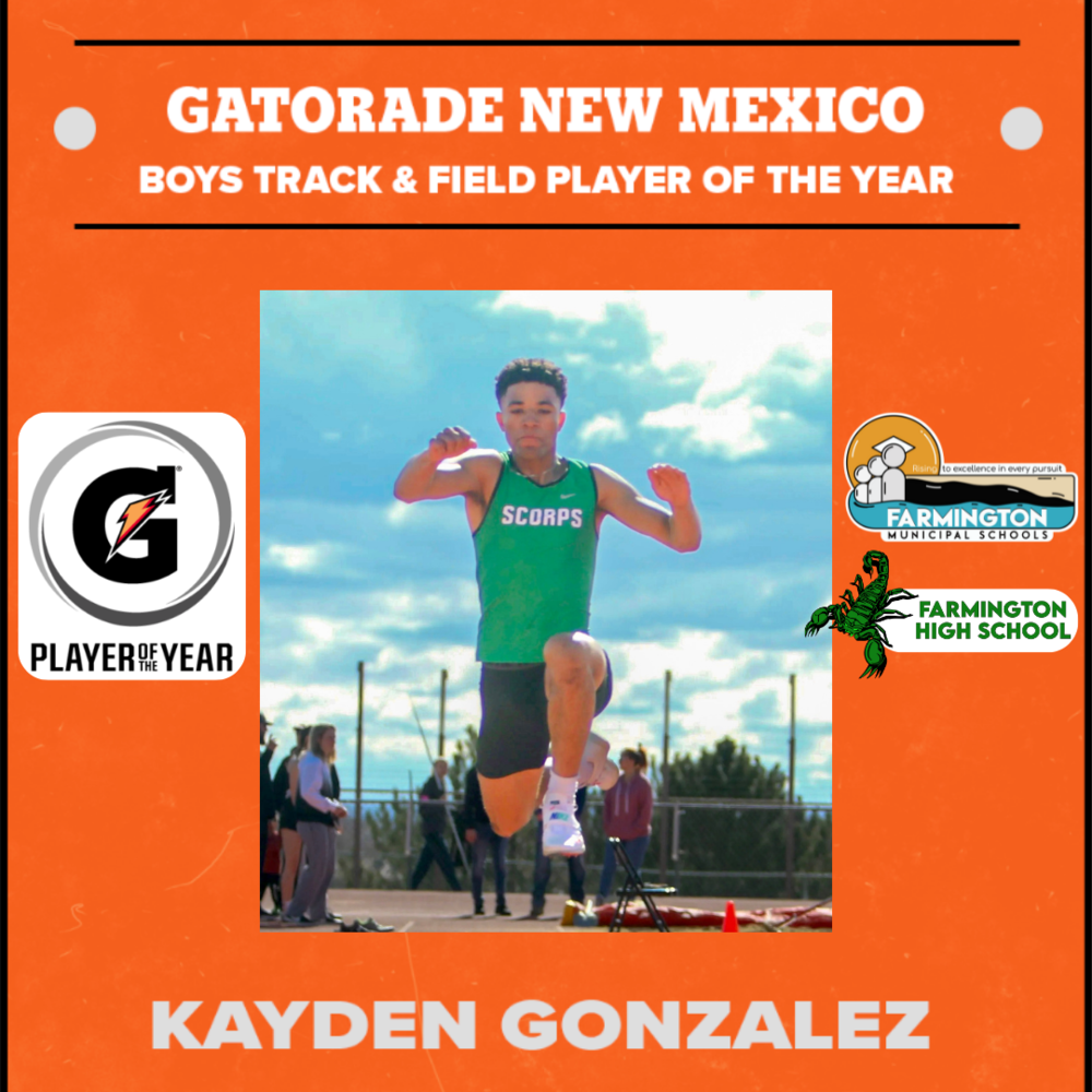 Kayden Gonzalez, Gatorade Player of the Year