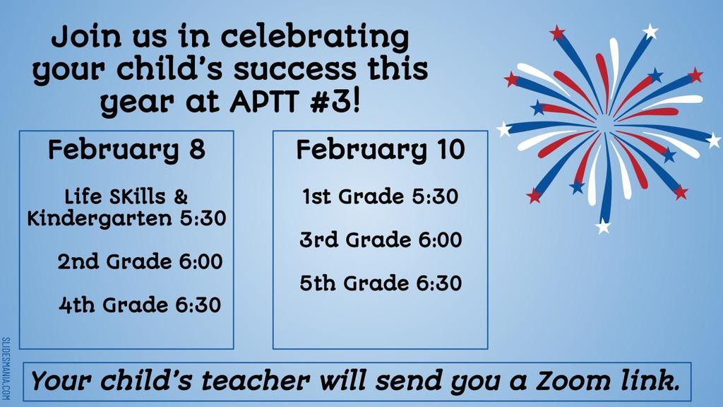 Celebrate your child's success