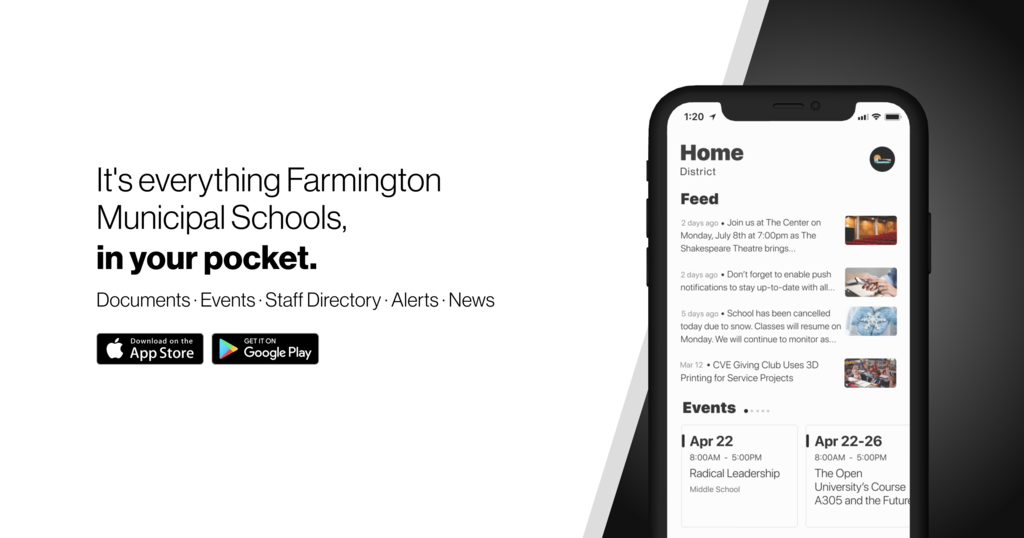 New app for Farmington Municipal Schools!