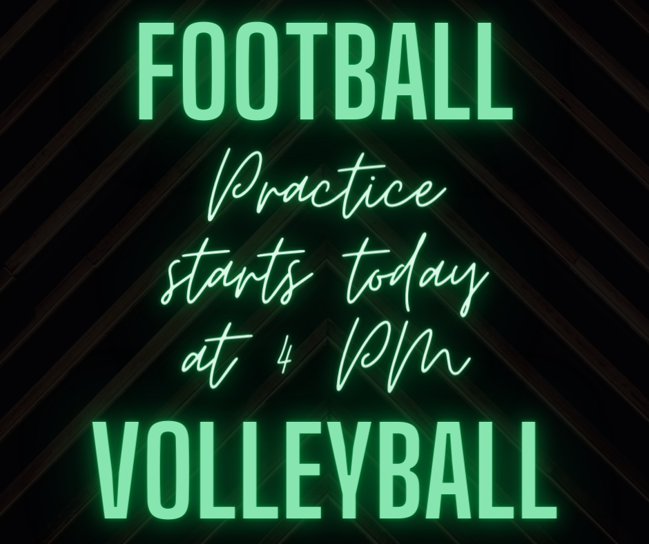 Football and Volleyball start today