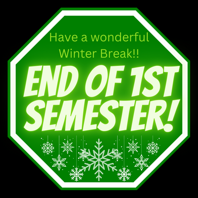 End of 1st semester