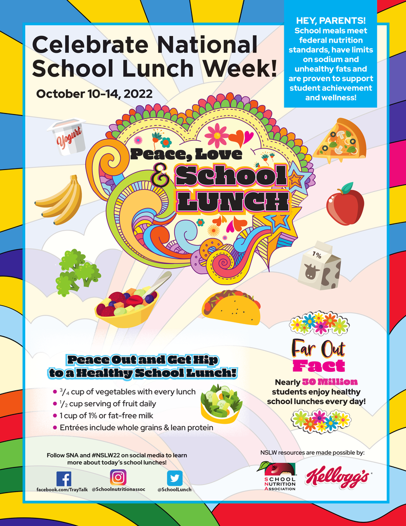 National School Lunch Week in English