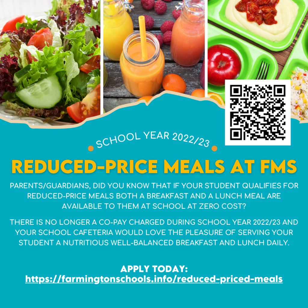 Reduced-price meals graphic