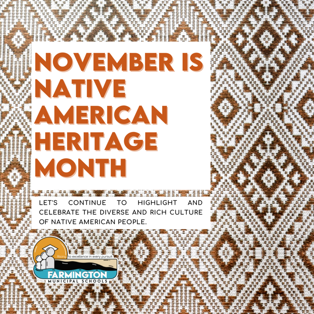 Native American Month graphic.