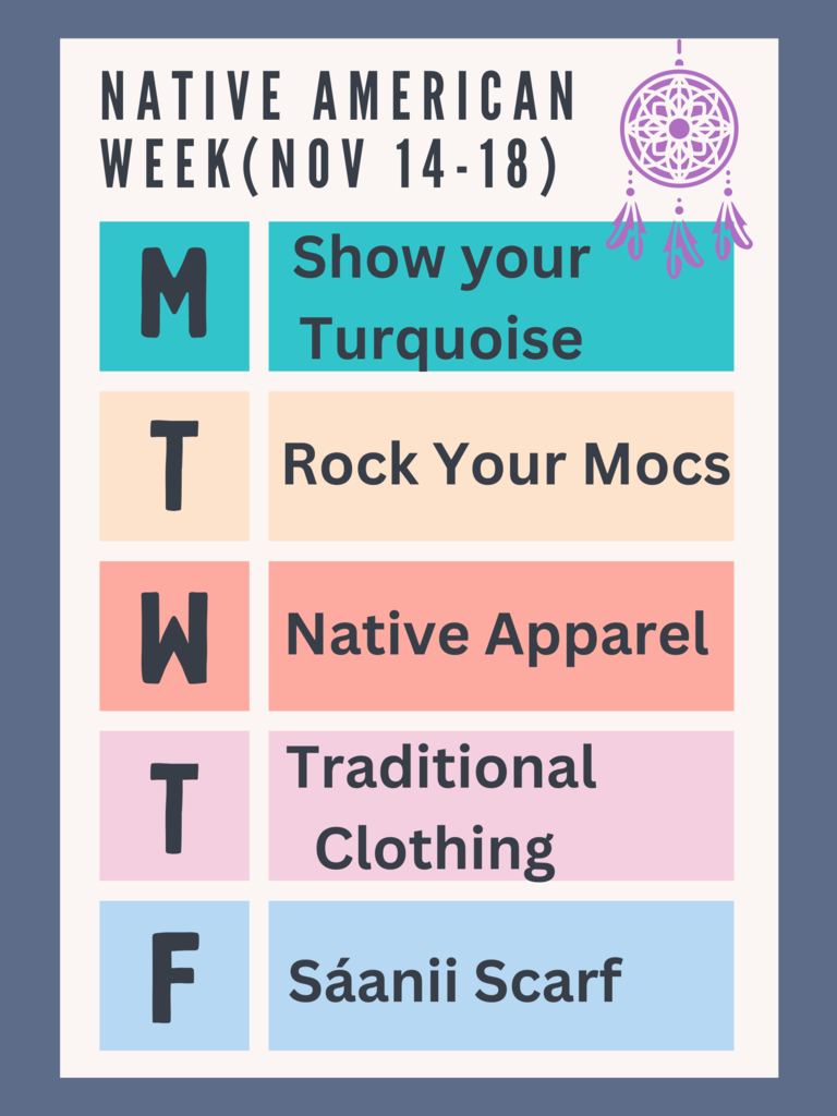 Native American Week schedule