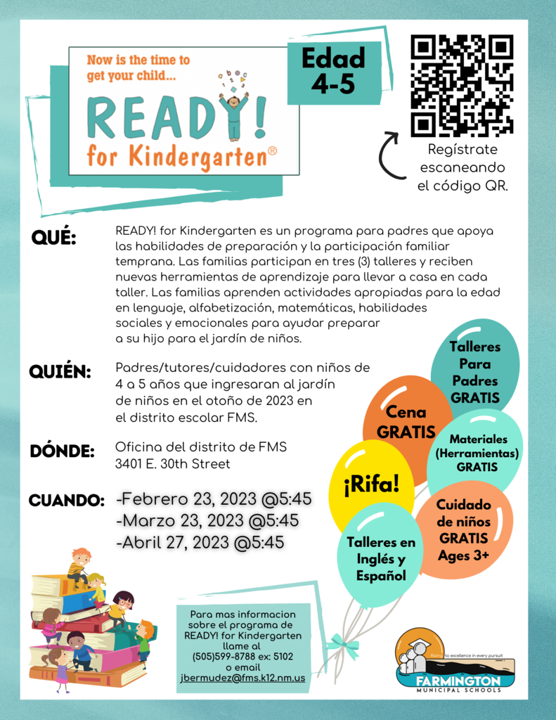 READY! For Kindergarten Flyer