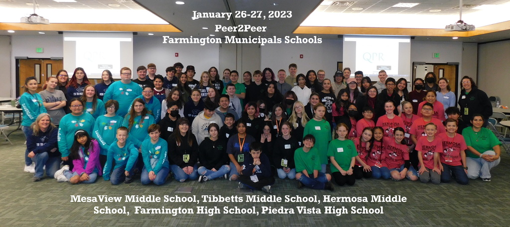 Photo of Peer to Peer students