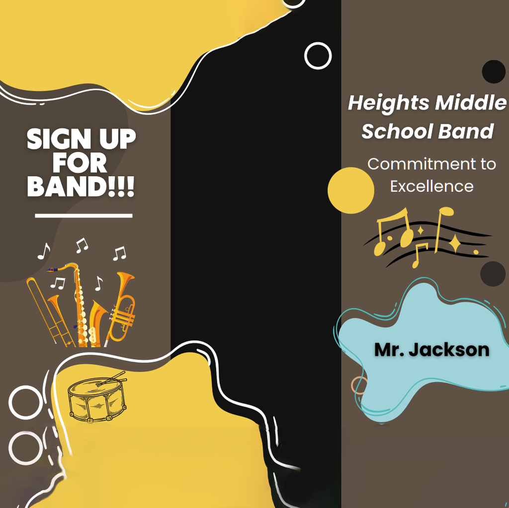 Heights Middle School Band Flyer