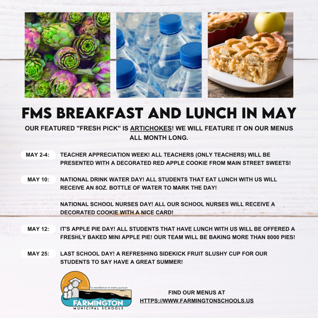 Student Nutrition in May at FMS.