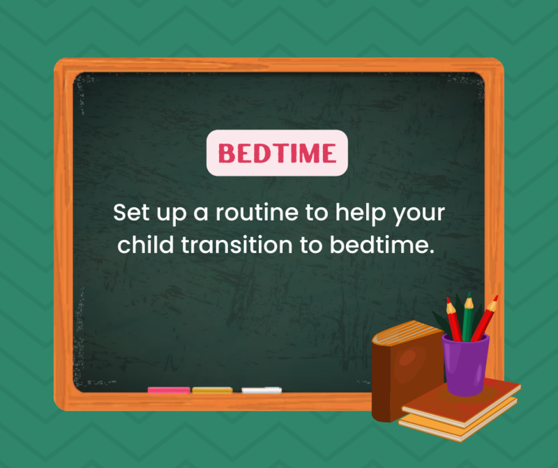 Setting up a bed time routine Farmington Preschool Academies
